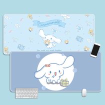 Jade Gui dog cute mouse pad girl oversized thick hipster office desk pad ins Wind wrist guard computer keyboard pad students learning desk e-sports animation game table pad boys