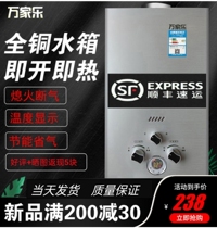 Wan Jiale gas water heater household natural gas forced discharge liquefied gas gas 6 liters 8 liters 10L12L