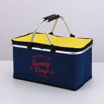 Waterproof takeaway incubator hot car takeaway box delivery box thickened takeaway folding picnic basket ice bag
