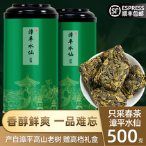 Authentic 2021 Zhangping Narcissus Spring Tea Premium tea fragrant Fujian Orchid fragrant organic Oolong pressed tea