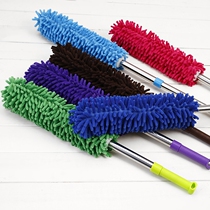 Feather duster dust duster Household retractable curved electrostatic dust duster dust cleaning ceiling wall dust duster