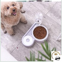 Pet Dog Bowls Cat Bowls rice bowls Stainless Steel Cooking Pots Automatic Drinking dogs Feeding double bowls Cat Dogs Cute and Anti-over