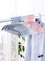 Hot-selling household non-marking non-slip hanger multi-function dormitory windproof wide shoulder hanging drying clothes support drying clothes clothes hook