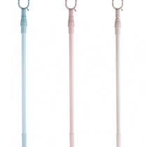 (Telescopic clothes fork) painted steel pipe clothing fork support hangers to pick up clothes hanging clothes stick hanging clothes rod to take the clothes fork