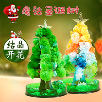 Buy one get one get one science experiment toy paper tree blossom christmas tree will grow magic crystal tree Christmas gift