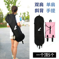 Skateboard backpack long board bag messenger bag double-up dance board widened strap thickened waterproof out-of-office portable storage bag