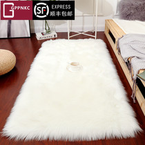 Bedroom carpet bedside blanket Nordic floor mat new light luxury home high-end thickened living room tea table blanket wool carpet