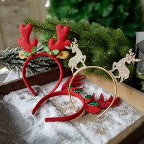 New Years Spring Festival head hoop children hairpin deer corner head buckle New Chinese New Year decorations gift Caifu Cat Forfie Bracelet for clapping and clapping