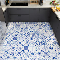 Kitchen non-slip floor stickers Self-adhesive waterproof and moisture-proof toilet bathroom bathroom floor stickers Household plastic floor stickers