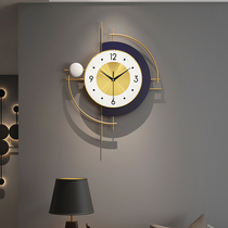 Nordic light luxury clock clock wall clock living room home fashion creative wall clock modern minimalist restaurant decoration hanging watch
