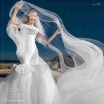 10 m super long veil elegant soft yarn photo studio wedding photography beach location props wedding photo veil