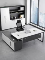 Boss Table Xiamen Minimalist Modern Manager Table Desk Chair Combination Single Computer Desk Sub supervisor Table Grand Bandai