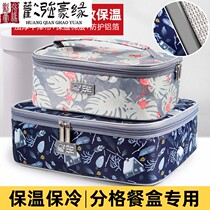 Aluminum foil thick large heat preservation primary school lunch box Hand bag waterproof and oil-proof office workers with rice warm lunch box bag