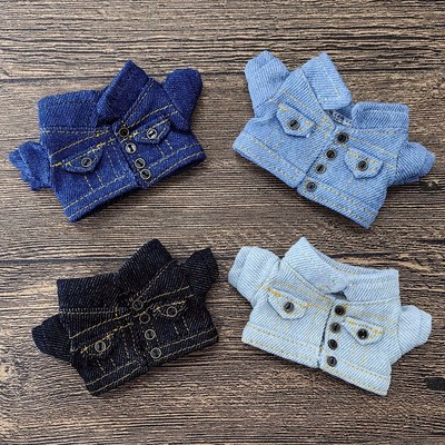 taobao agent Cotton denim doll, jacket, 10cm, 20cm, starfish