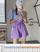 The pattern of meat dumplings N697 womens shorts flower bud shorts pattern