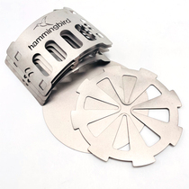 Outdoor picnic camping portable brass alcohol stove stand for Swedish Trangia Japanese Evernew