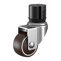 Mute universal wheel to buy a vegetable cart trolley folding cart TPR wear wheel