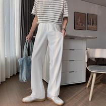 Salt pants mens loose Joker fashion casual pants mens mens clothing 2021 New wide leg pants autumn straight