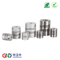 Aluminum alloy GI parallel wire coupling high torque stepping servo motor encoder grooved elastic coupling