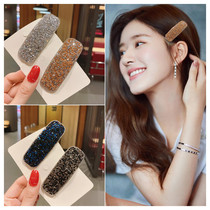 Rhinestone hairpin girl side clip Japanese and Korean net red ins side bangs clip top clip BB clip broken hairpin temperament hairpin