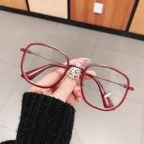 HD reading glasses fashion ultra-light high-end old glasses young long-sighted anti-Blue anti-radiation female