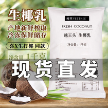 Yue Wang head raw coconut milk frozen coconut milk coconut water coconut milk milk tea shop special drink raw material coconut milk