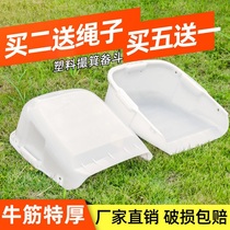  Household old-fashioned cooked glue pinch large dustpan Plastic binaural agricultural shovel shovel pinch dustpan garbage shovel thickened