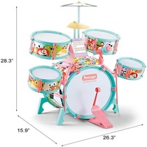 Drums practice hand artifact childrens jazz drum beginners with light music childrens toys