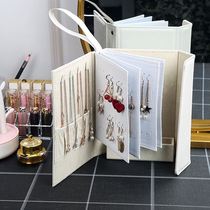 Jewelry register dust bag storage book earrings instinct jewelry box Princess portable ring earrings necklace ornaments