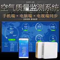 Professional indoor environmental air quality detector Building school hotel wireless large-screen environmental monitor display