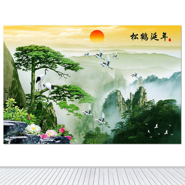 松鹤延年挂画-松鹤延年挂画促销价格、松鹤延年挂画品牌- 淘宝