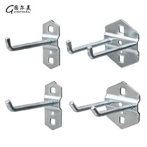 Hardware tool shelf finishing rack Screwdriver hole board hook accessories Screwdriver rack square simple hook type