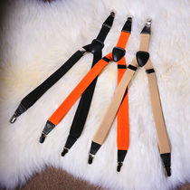 British fashion three-clip non-slip suspenders childrens baby elastic all-match pants shoulder strap suspenders belt size childrens suspenders