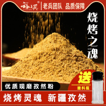 Cumin powder Xinjiang big cumin grains grinding powder household commercial barbecue meat grilled fish and mutton skewers soul sprinkling 500g