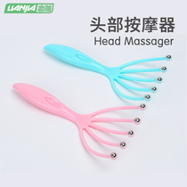 Head Massager Massage claw ball Manual head massager Multi-function manual plastic head massager