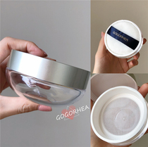 RHEA) Japan FC powder box pepper round box storage box blush empty box elastic net portable split
