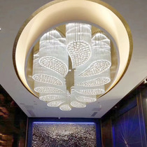 Hotel project large crystal lamp sales department sand table ceiling lamp banquet hall box lamp jewelry shop beauty salon lamp