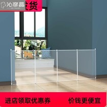 -Door baffle household indoor frame door guardrail grille free of punching installation for childrens pet cats and dogs isolation anti-jumping enclosure-