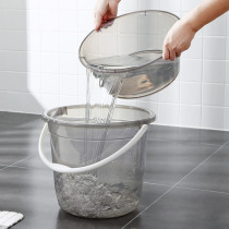  Bucket thickened large washbasin Household transparent plastic laundry basin Student dormitory laundry foot wash basin set