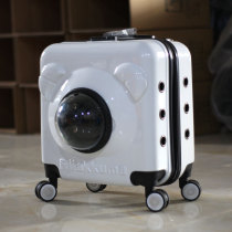Pet Pull Lever Box Kitty Out Space Capsule Translucent Bubble Pooch Bags Medium Cat Dog Universal Suitcase