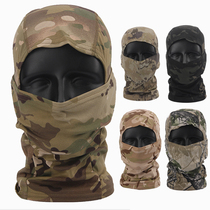 Outdoor Camouflares Hood Mask Army Fans Fishing Ride Windproof Sand Sunscreen Breathable Anti-Chill Warm Quick Dry Face Protection