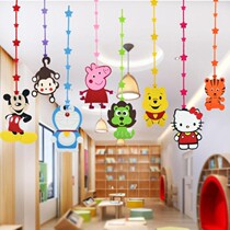 Roof decoration shed roof corridor wall decoration pendant hanging aisle set creative hanging supermarket layout