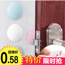Wall buffer pad thickened anti-collision pad Rubber silicone pad Mute anti-collision door lock Door handle silencer pad Shock pad