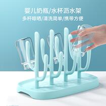 Baby bottle draining rack convenient drying shelf shelf rack hanging drainer baby water cup drying rack bracket