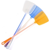 Fly swatter hand swatter thick and durable plastic cooked glue mosquito killer long handle manual fly fly swatter