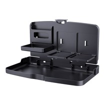 Car small table board foldable car rear dining table rack water cup holder car rear seat dining table