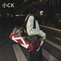 Singapore Small CK Travel Bag Bag Mens Independent Shoe Position Sports Fitness Bag Single Shoulder Inclined Satchel Luggage Bag