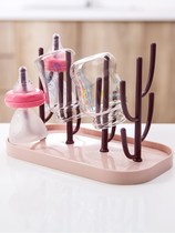  Baby tree-shaped bottle drying rack Drying rack drain rack Dust-proof drying bottle rack Drying cup rack drainer