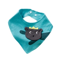 3 baby triangle towel cotton mouth towel baby bib double button adjustment newborn bib scarf triangle