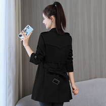 2022 New Black Wind Cloisters Ladies Short Jacket Spring Autumn Season Korean version of Thin Wind Clothing Great Clothes Pop Women Dress